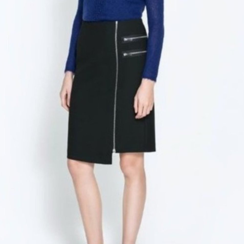 Zara Zipper Skirt
